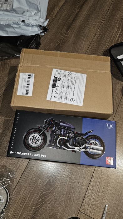 Конструктор мотоцикл типу ЛЕГО  коробка і без!!!