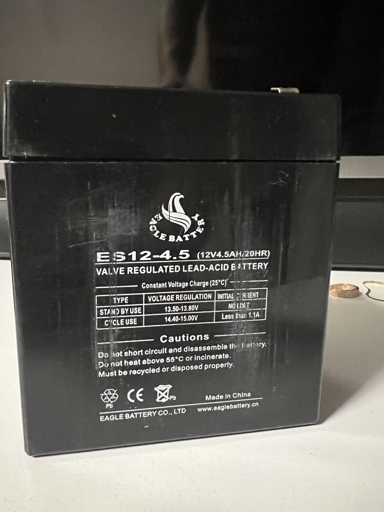 Аккумулятор 12v 4,5Ah
