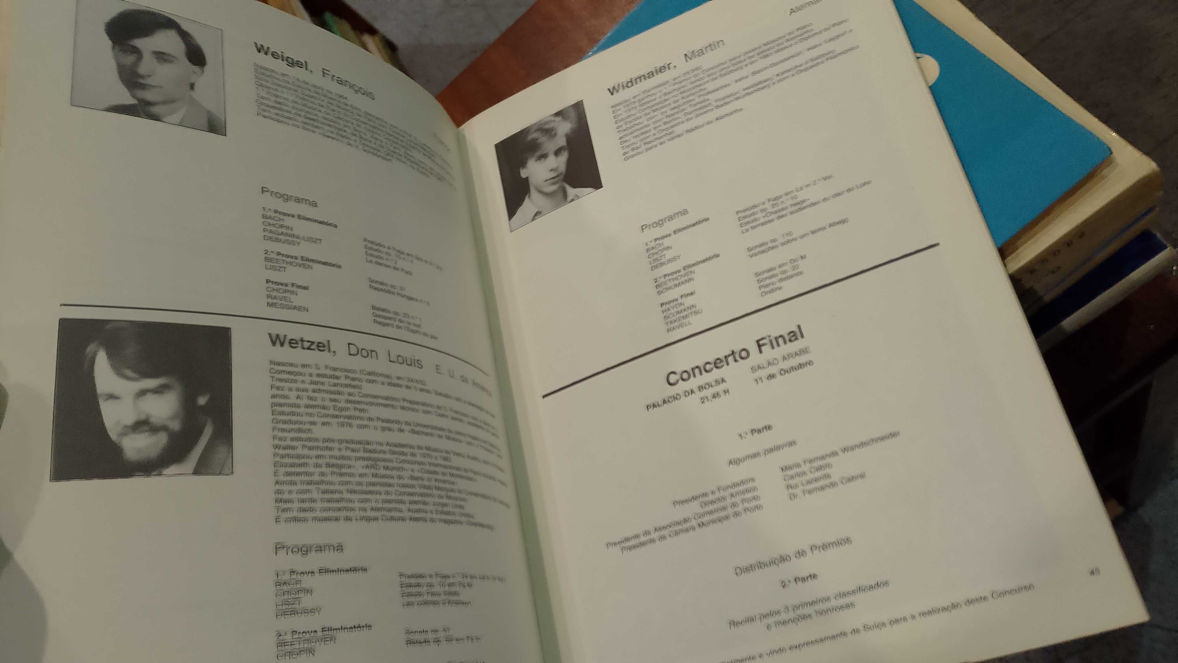 III Concurso Internacional Música 1986 C/Autógrafos
