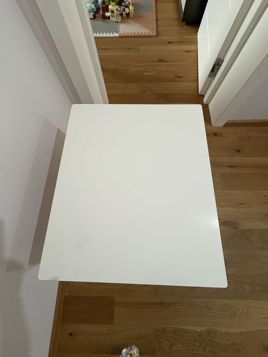 Stolik dziecięcy IKEA Kritter biały, 59x50 cm