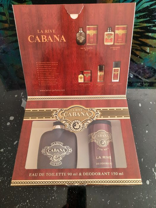 Perfume e desodorizante em caixa