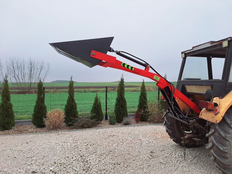 Łycha, szufla na tylni TUZ, Ładowacz na tył ciągnika,  Tur na tył