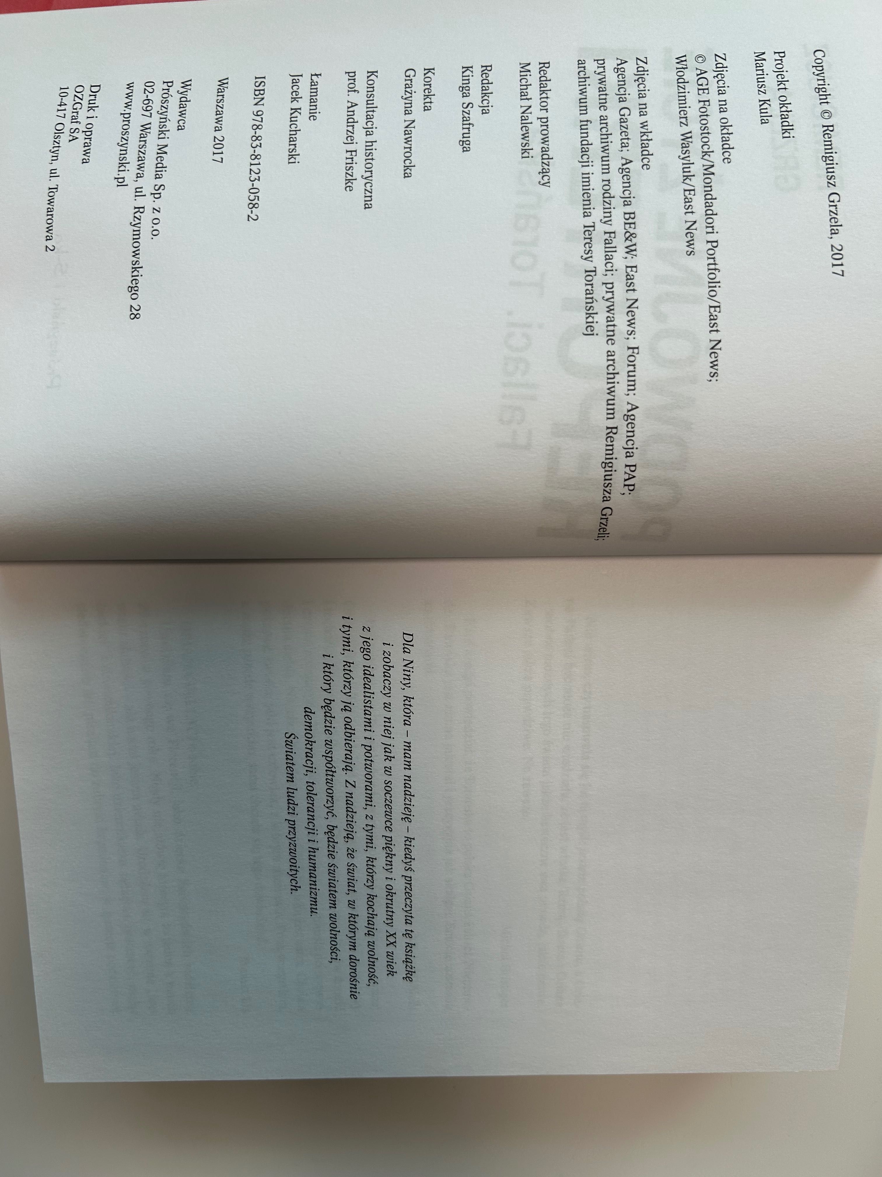 Podwójne życie reporterki, Fallaci Torańska.