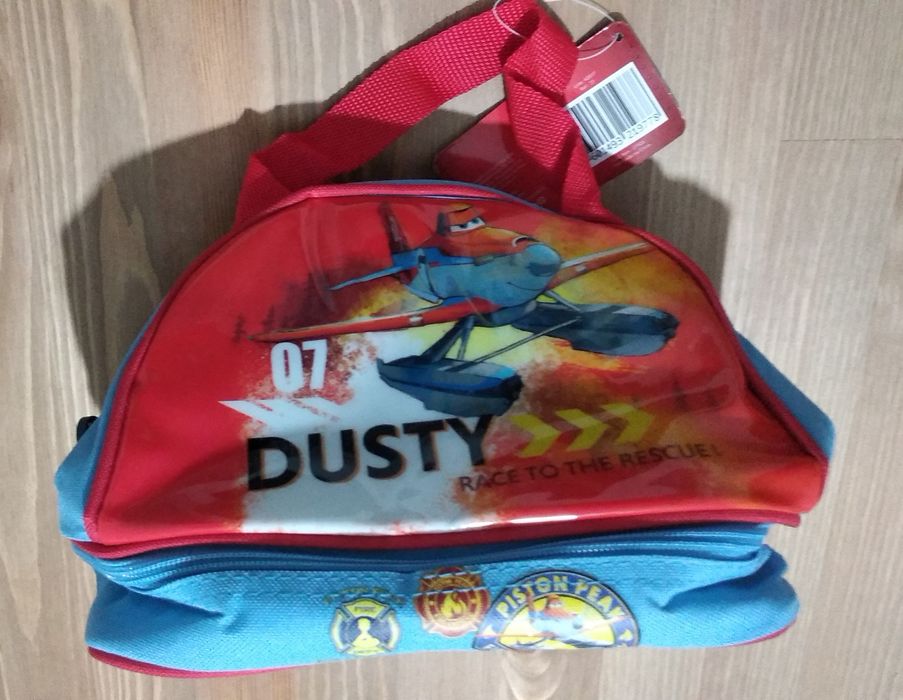 Mochila e lancheira de criança (Aviões).