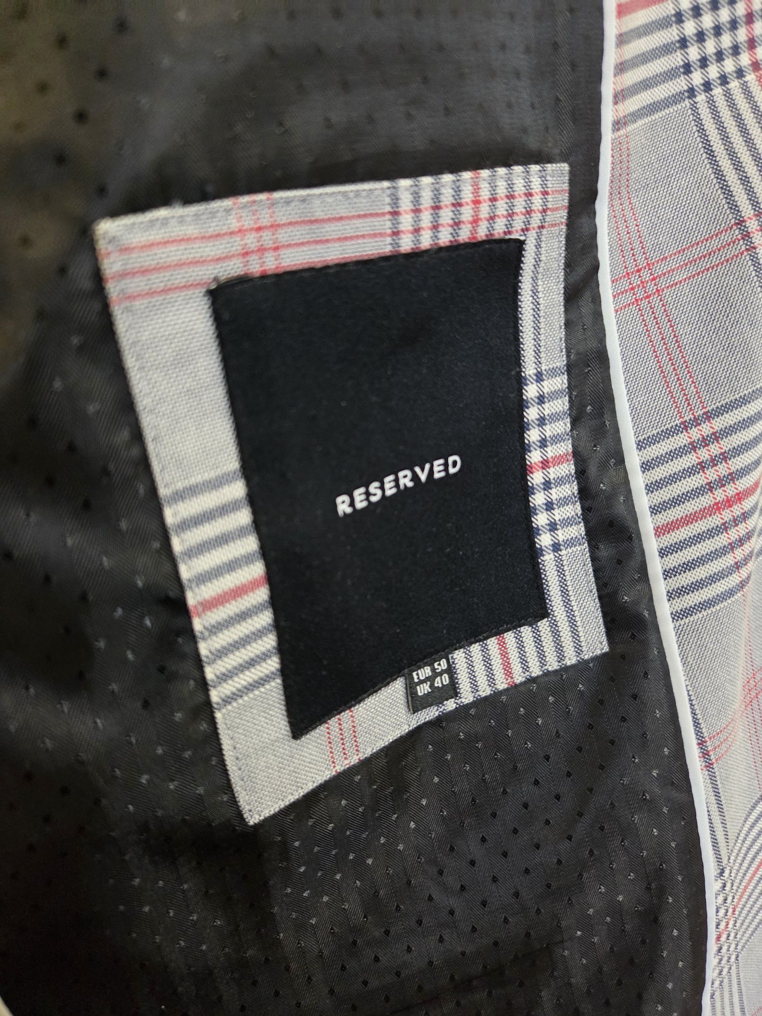 Marynarka Reserved rozmiar M 50 krata/kratka - modna!
