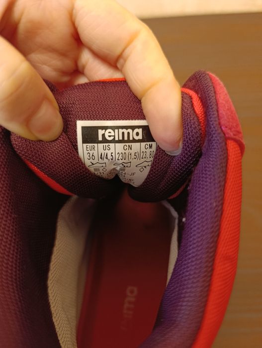 Демісезонні чобітки, сапожки Reima.