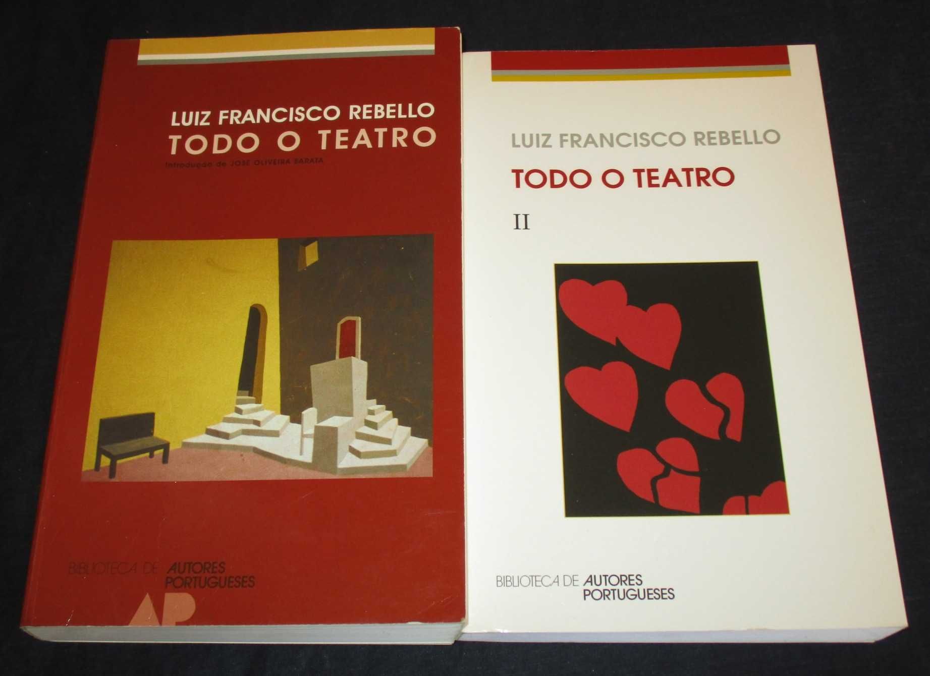 Livros Todo o Teatro I e II Luiz Francisco Rebello