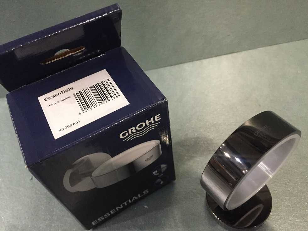 Grohe Essentials uchwyt na kubek Hard Graphite