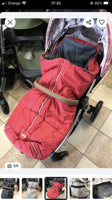 Nowy śpiworek do wozka i na sanki