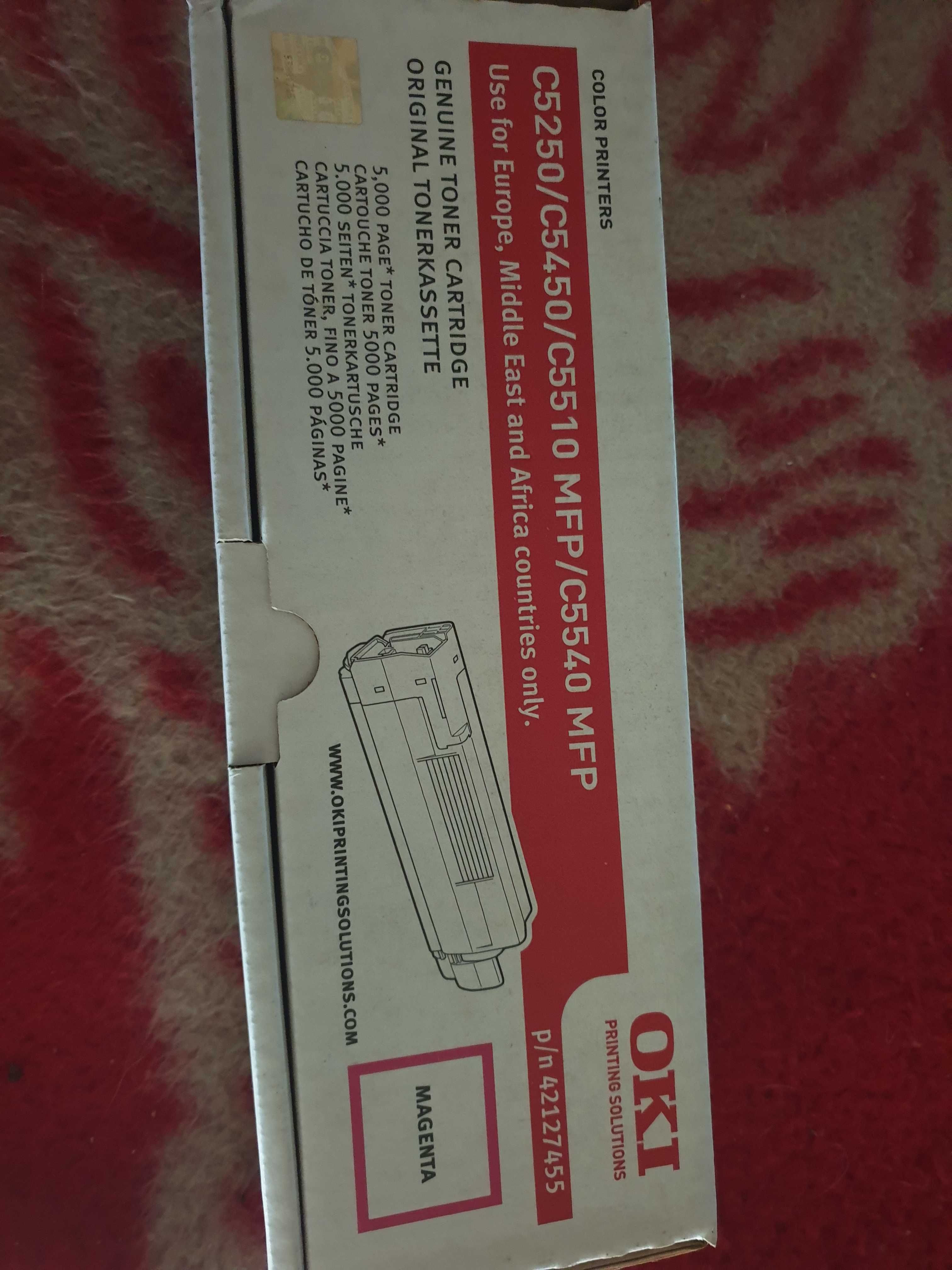 OKI LASER TONERS NOVOS C5250,C5450,C5510,C5540