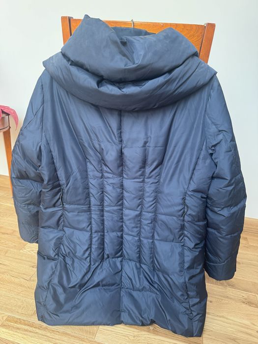 Monnari granatowy plaszcz puchowy rozmiar 44