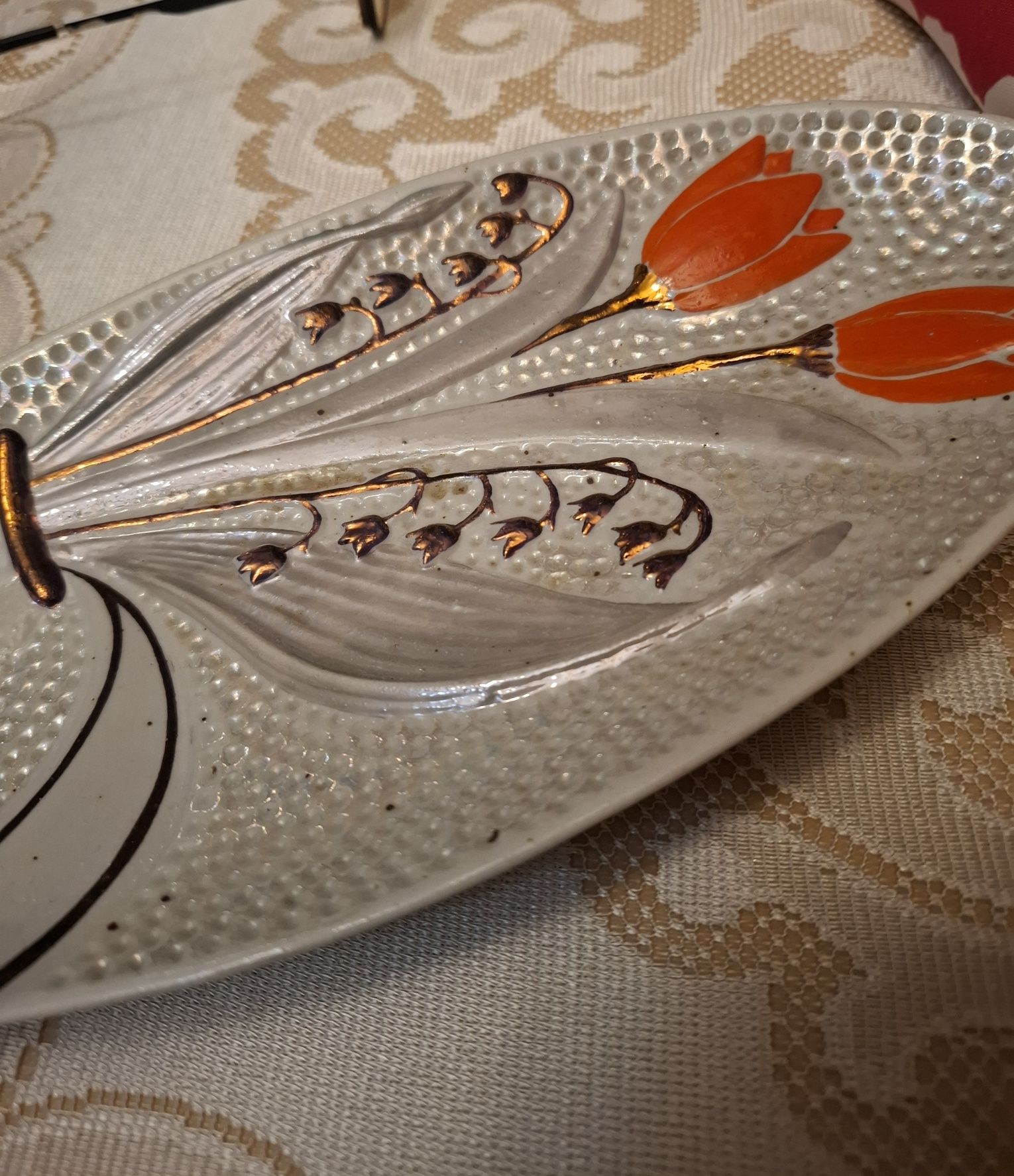 Plakieta porcelanowa Steatyt - proj. Z. Buksowicz - PRL