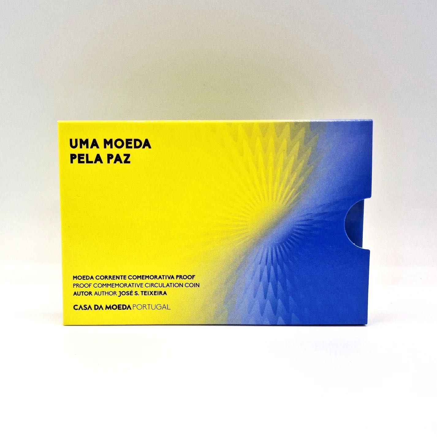 Moeda comemorativa 2€ "Uma moeda pela PAZ".