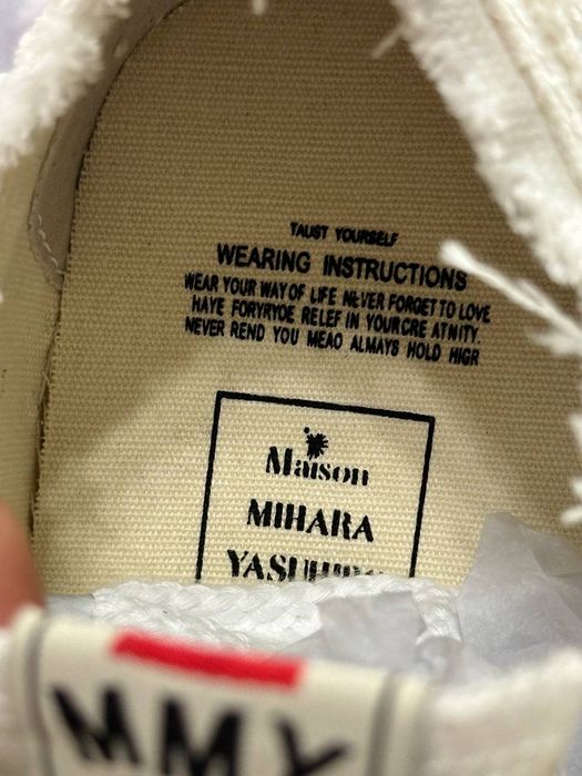 MMY Maison Mihara Yasuhiro 37 38 39 40 41 42 43 44 кежи білі кросовки
