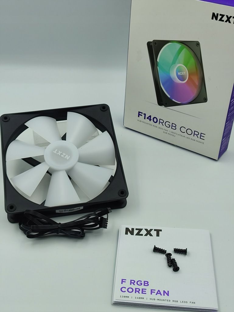 Wentylator NZXT 140 x 140 mm NZXT F140 RGB CORE pwm 2000 2x140mm