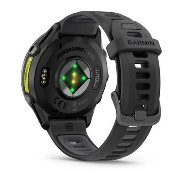 Garmin Forerunner 970 Carbon Gray DLC Titanium w. Black Case and Black