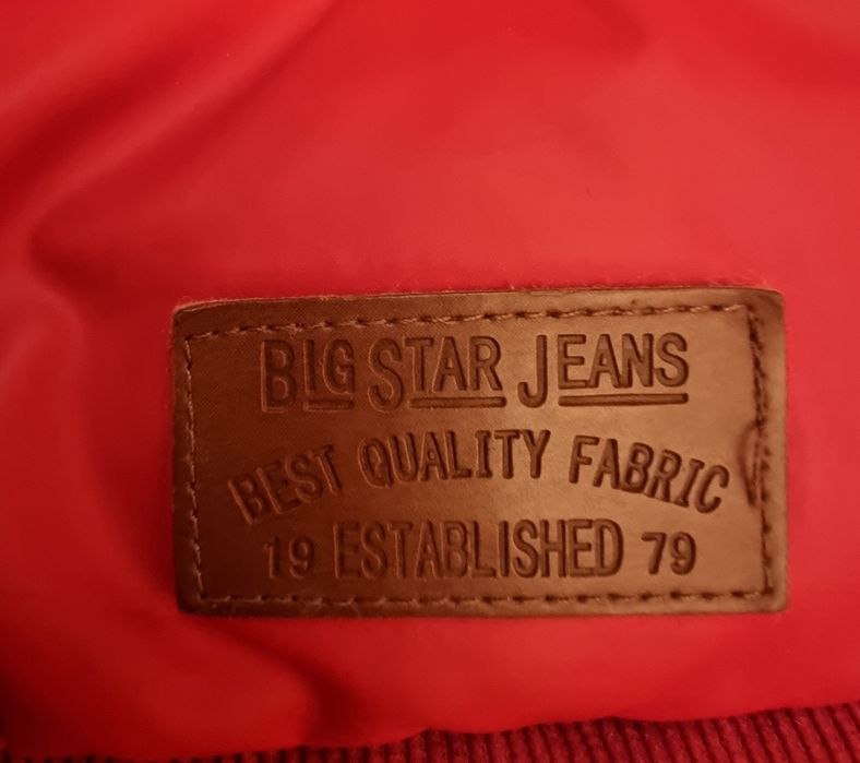 Męska zimowa kurtka z kapturem - Big Star