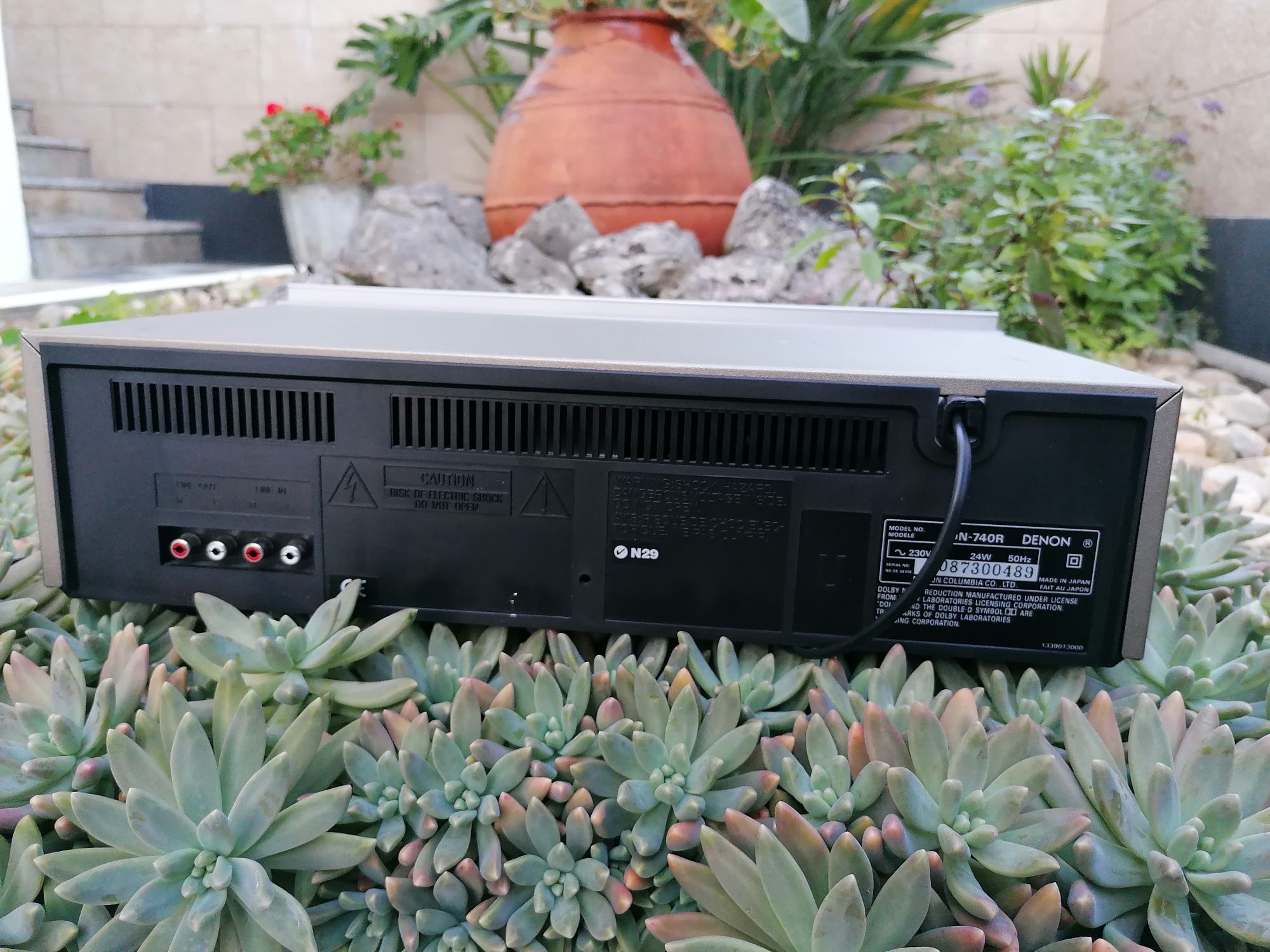 Leitor e gravador Denon DN-740R