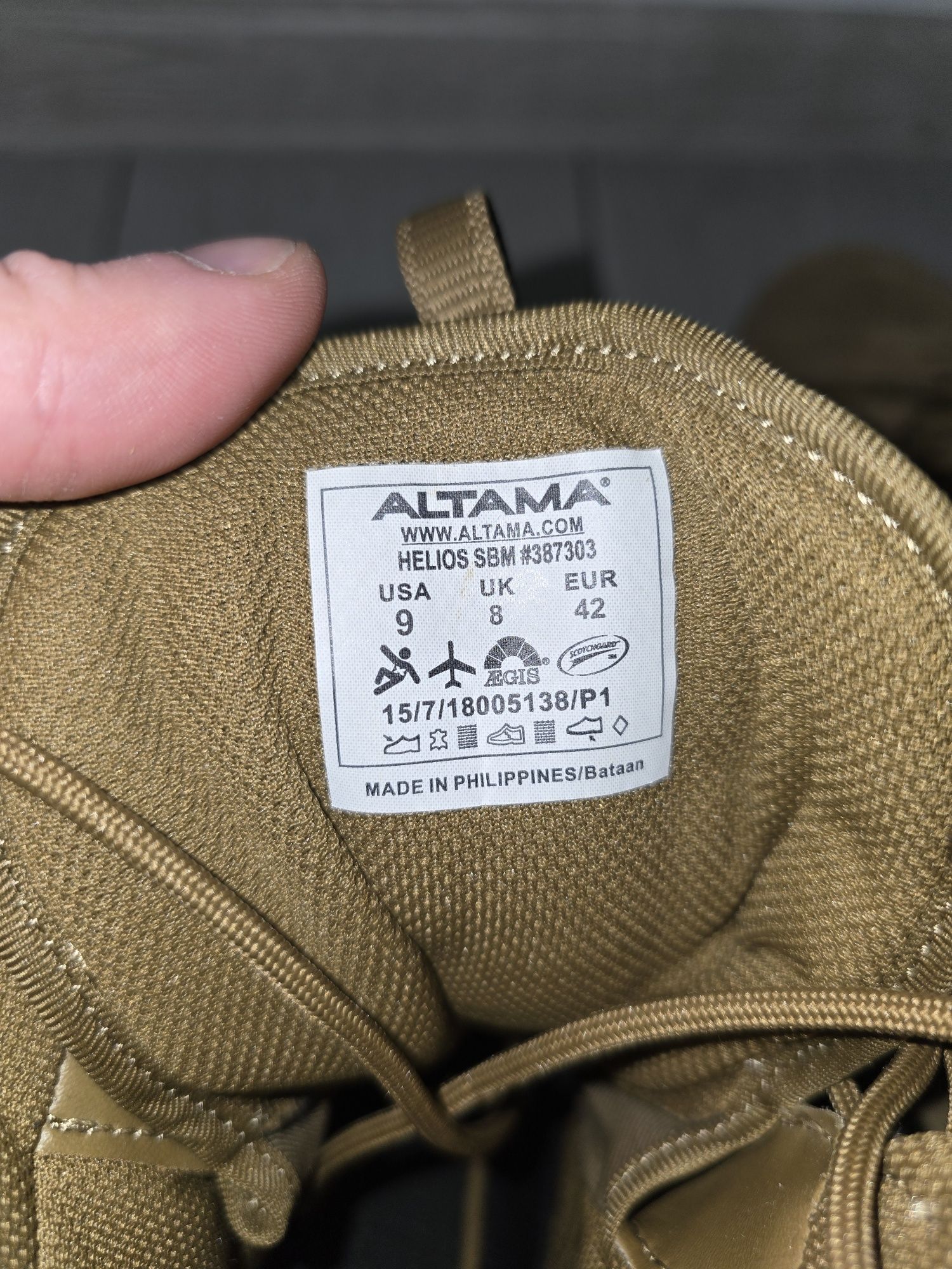 Buty taktyczne Altama Helios SBM TruFit System - Coyote