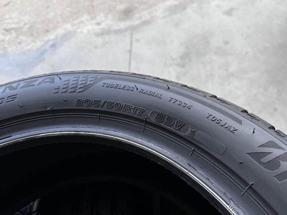 NOWE Bridgestone 205/50/17 z 2025r opony letnie komplet
