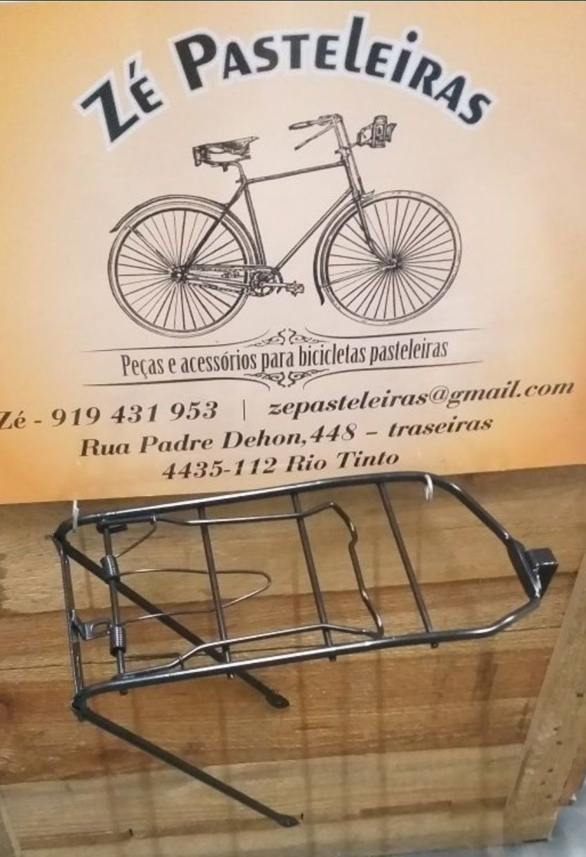 Suportes de carga com molas para bicicleta pasteleira/janete/clássica