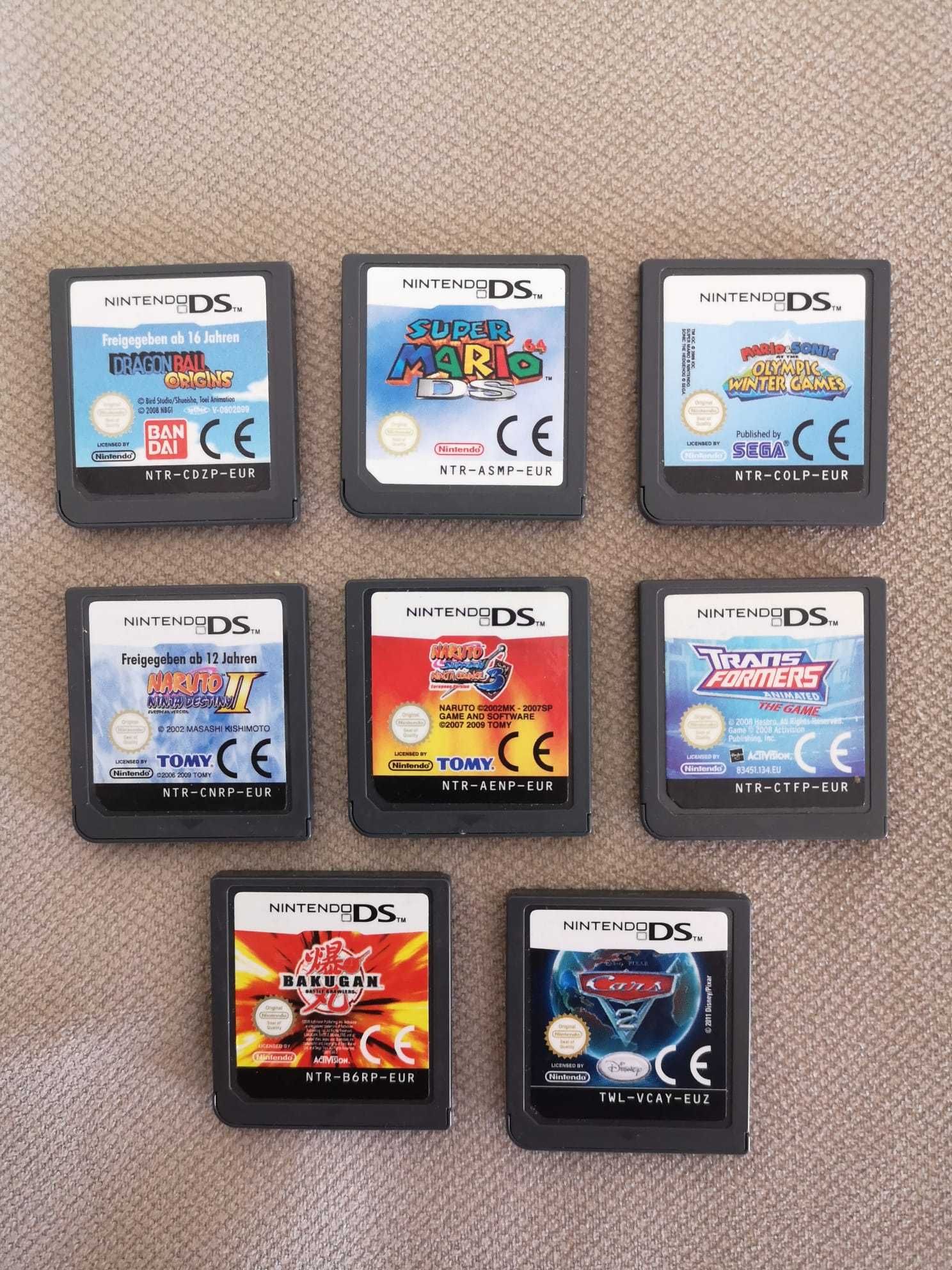 8 cartuchos para Nintendo DS (preços na descrição)