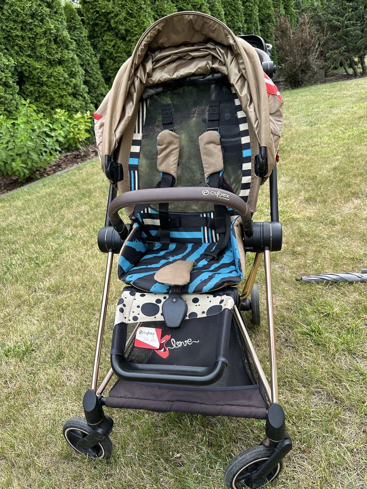 Cybex mios karolina kurkova złoty wózek dzieciecy