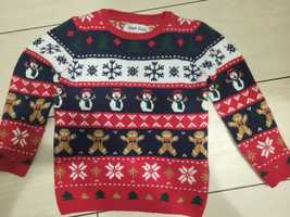 Sweterek  świąteczny 110-116
