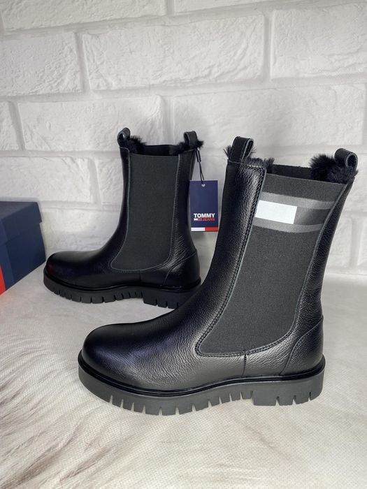 Зимові чоботи  челсі Tommy Hilfiger 38 р