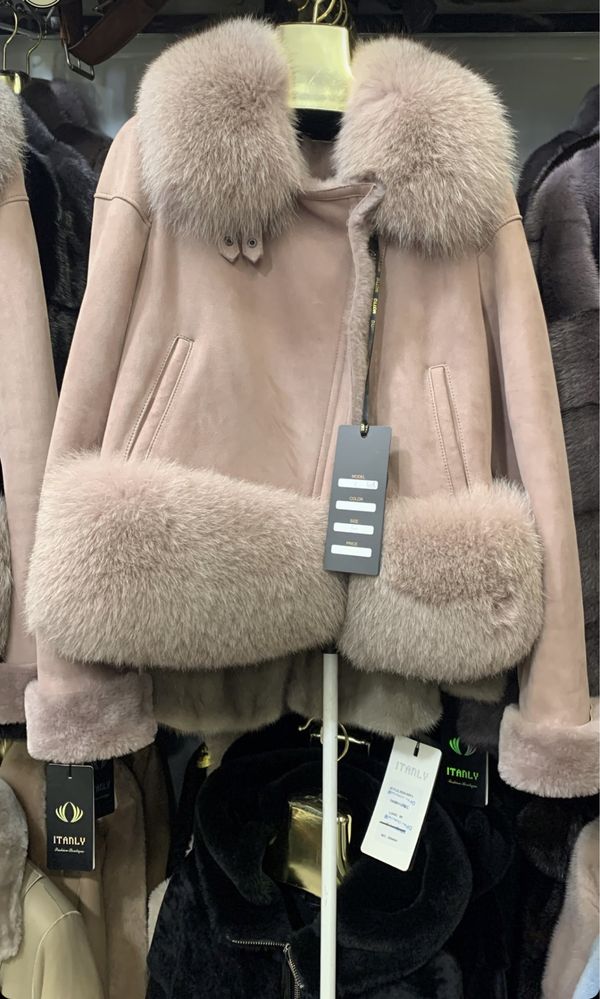 Натуральная дубленка Fendi