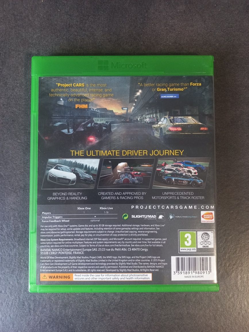 Project Cars Xbox One