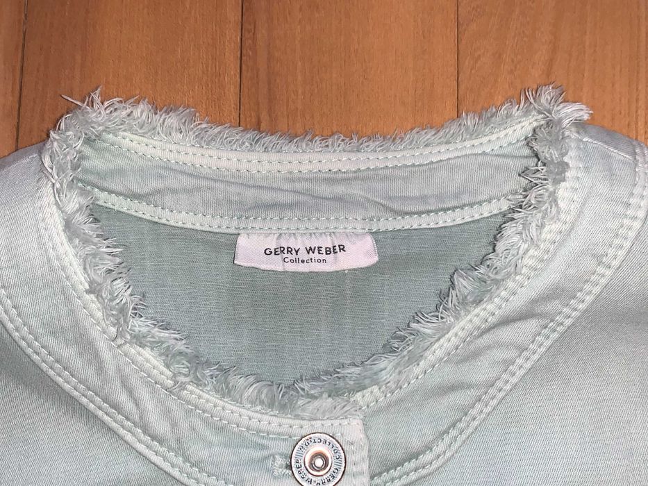 Куртка джинсова вітровка жакет Gerry Weber L 100% бавовна Як нова!