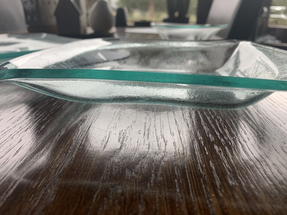 Zestaw 4 sztuki półmiski szklane, nowoczesny design
