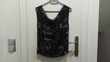 Bluzka czarno - srebrna rozmiar M/L