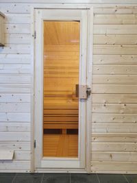 Drzwi do sauny zewnętrznej