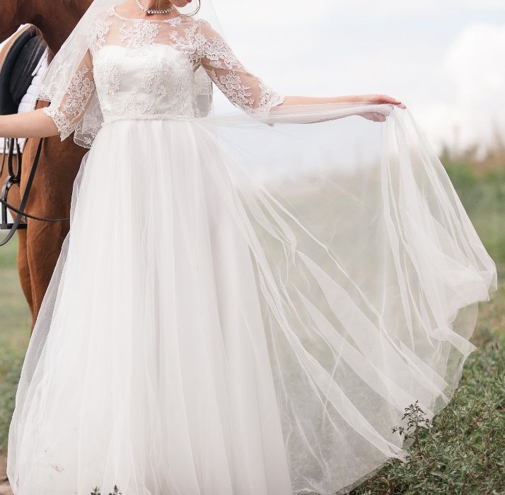 Весільна сукня весільне плаття Свадебное платье бу 44 розмір размер