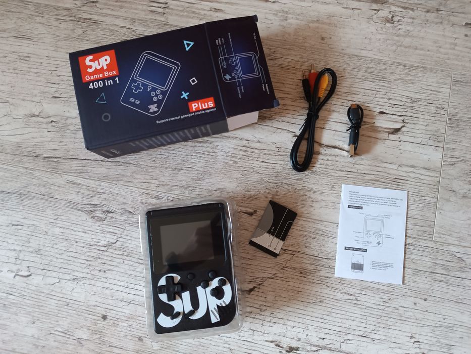 Konsola Sup Game Box 400 in 1 – NOWA, czarna