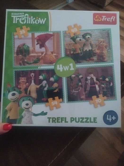 Puzzle"rodzinka Treflików"