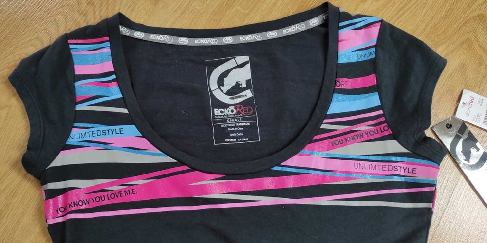 Nowa z metką koszulka fitnes firmy Ecko Red rozmiar S