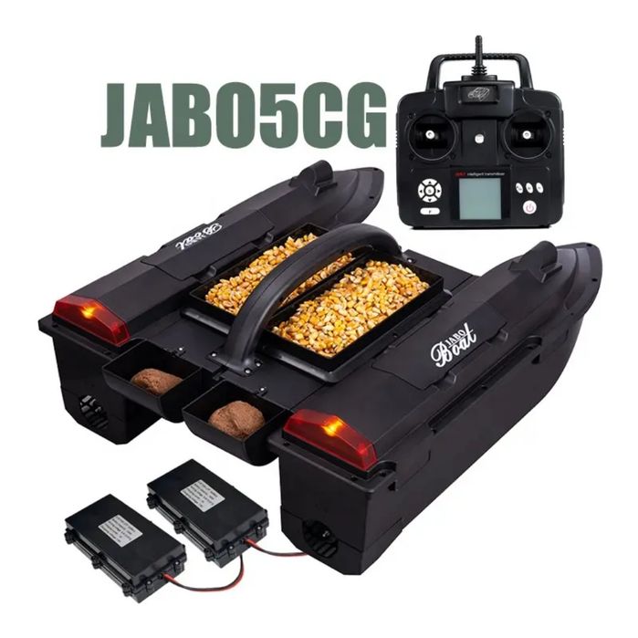 Łódka zanętowa Jabo 5CG Gps Echosonda autopilot