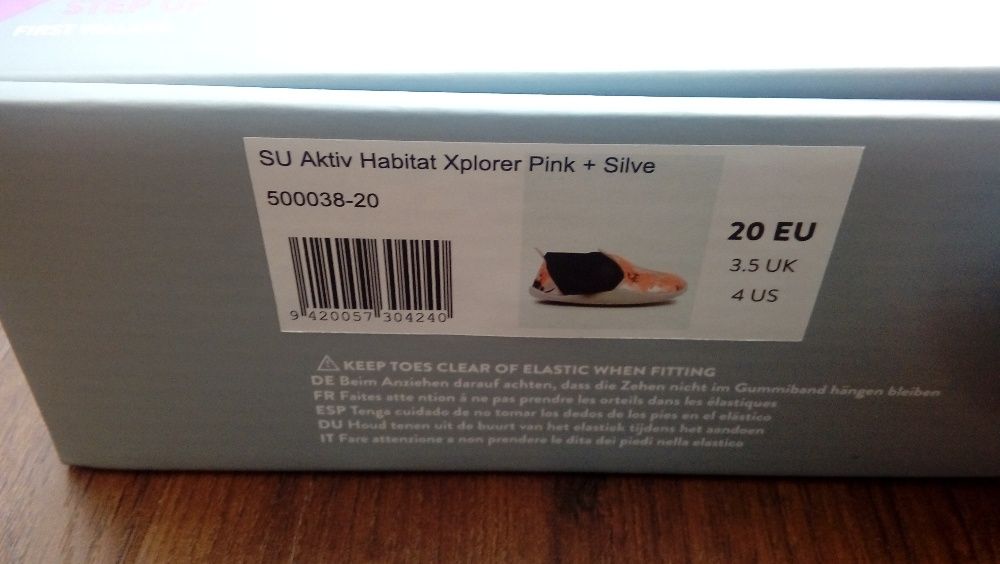 Bobux buty, buciki dla dzieci xplorer habitat printed pink