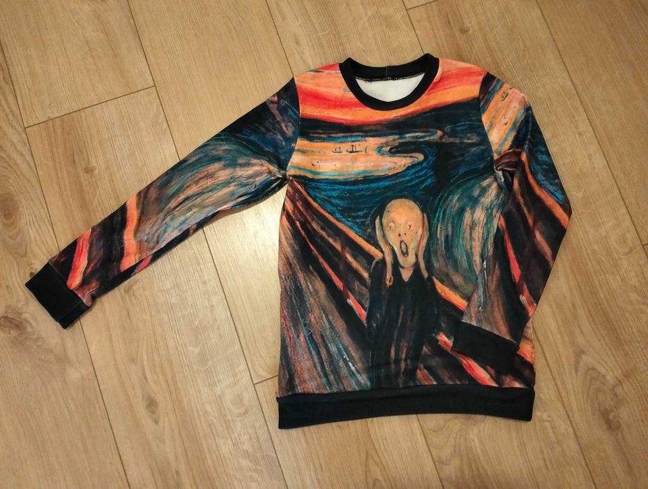 Bluza szyta ręcznie rozmiar 128