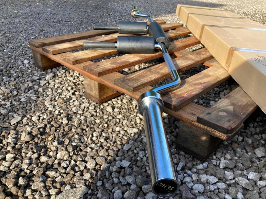 Squat bar Safe Gryf Olimpijski do Przysiadów 51 FI NOWE Siłownia Gryfy