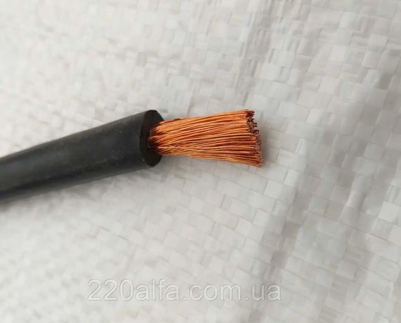 Сварочный кабель медный КГ (кабель гибкий) 1*16 в резине 1х16