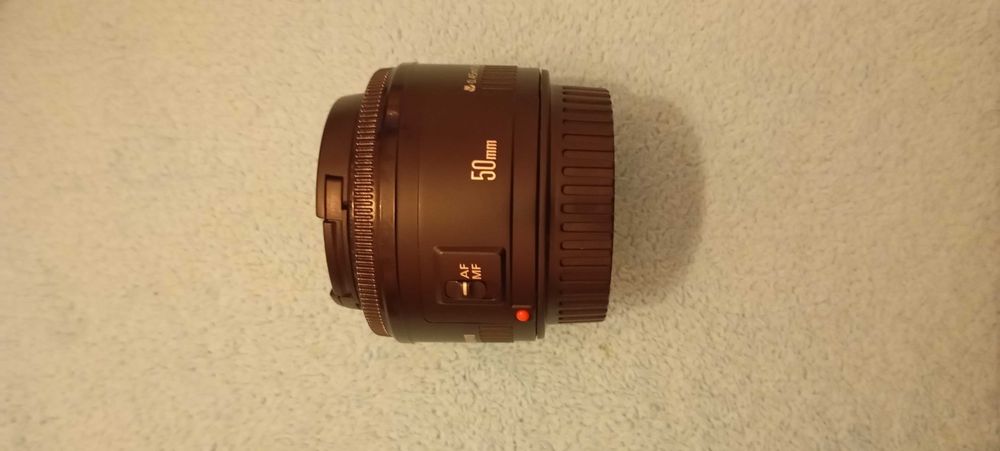 Objetiva 50 mm canon