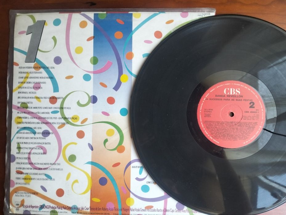 Disco de vinil LP Banda Reveillon 44 Sucessos para as suas Festas