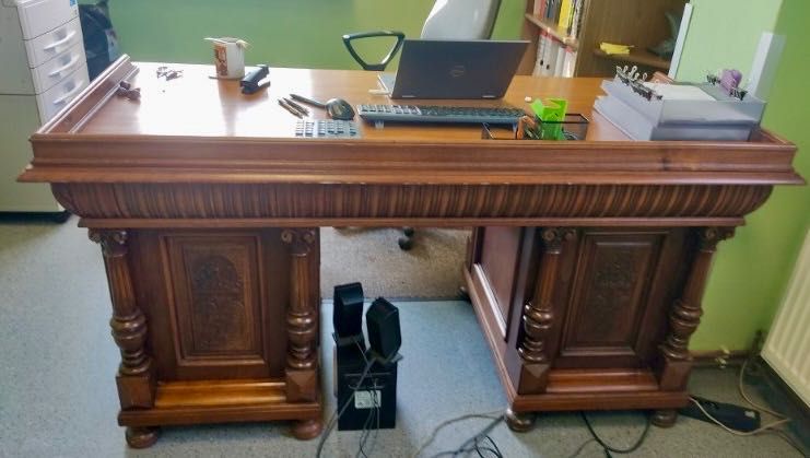 Piękne zabytkowe biurko, nie wymaga renowacji