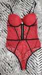 Czerwone koronkowe body Ensored r. 75 B