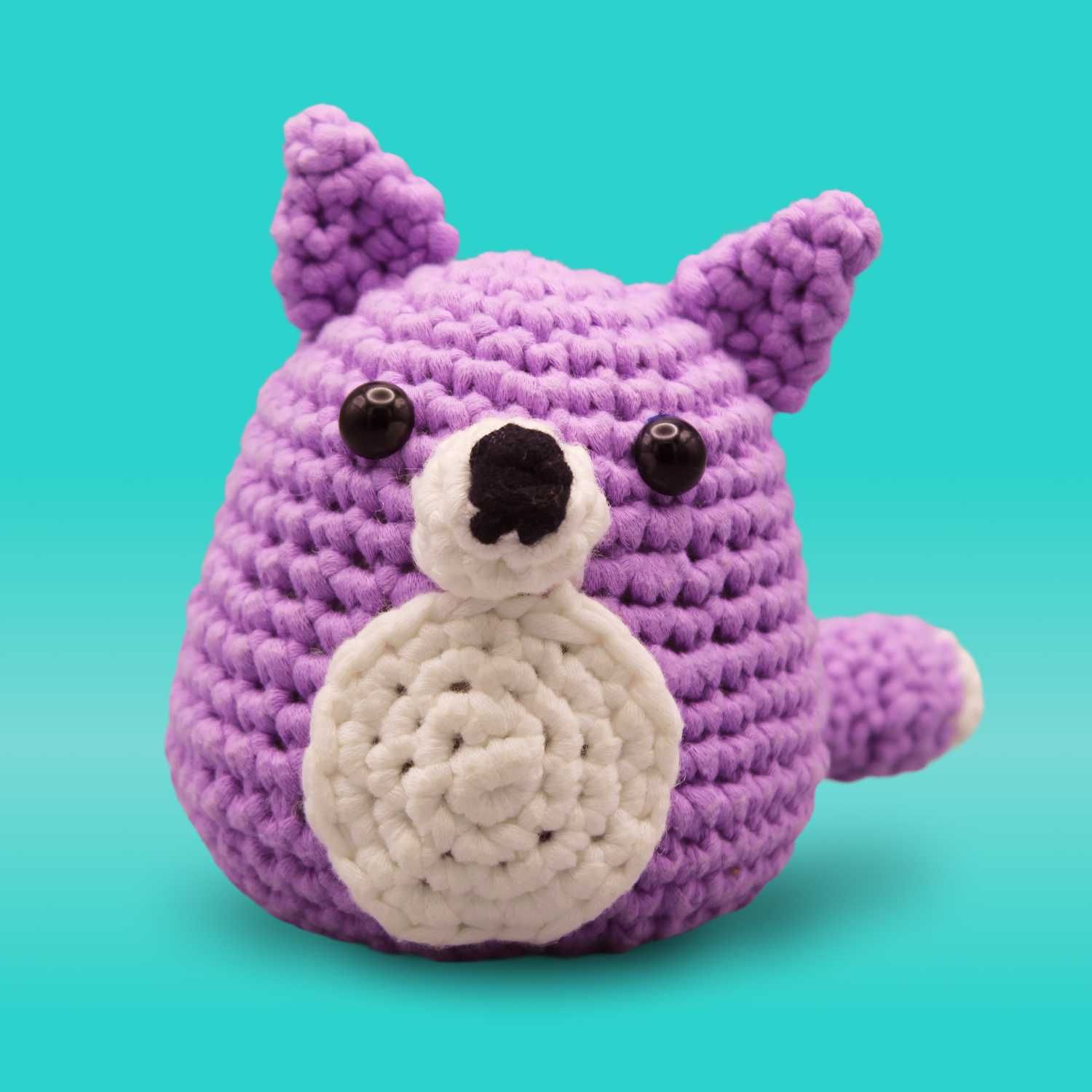 Kit Aprender Crochet - Iniciante - "Wolfie"