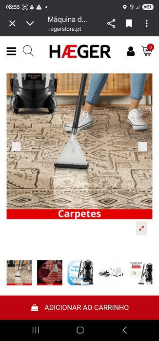 Vendo Aspirador Multifunções, usados apenas 2 vezes.  Impecável